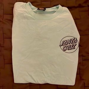 Men’s Blue XL Santa Cruz Short Sleeve Tshirt, like new only worn a few times.